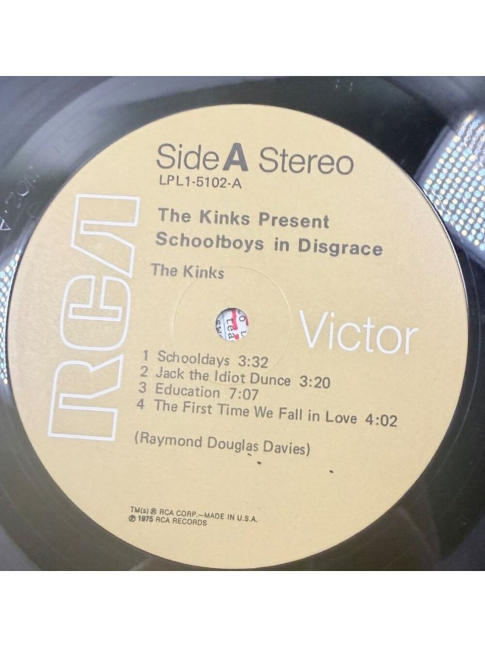 The Kinks Schoolboys In Disgrace LP 1975 Rock RCA Victor LPL1-5102 Stereo - Picture 4 of 7